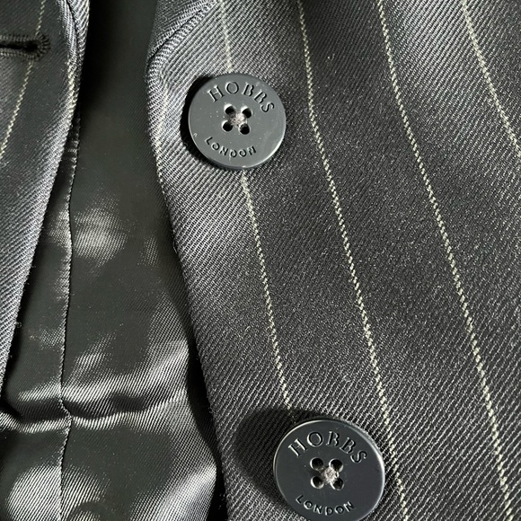 HOBBS navy outstripped blazer new without tags - Picture 3 of 5
